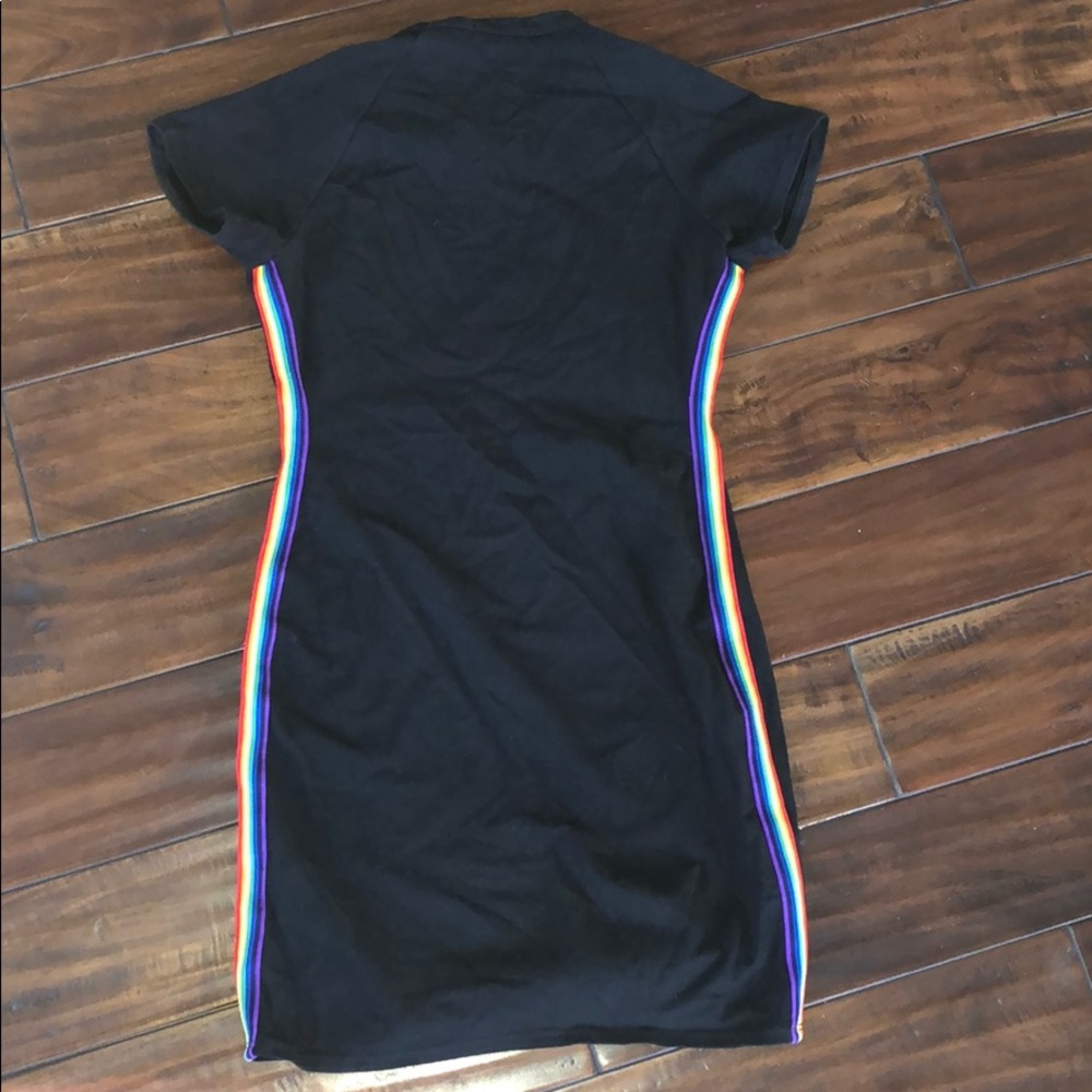 Striped Rainbow Dress